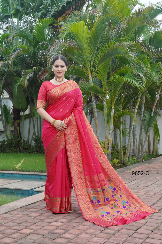 Pethani 9652 By SRC Silk Designer Wedding Sarees Wholesale Shop In Surat